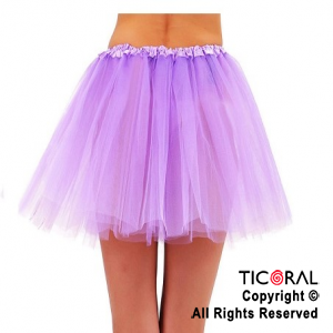 POLLERA TUTU VIOLETA x 1
